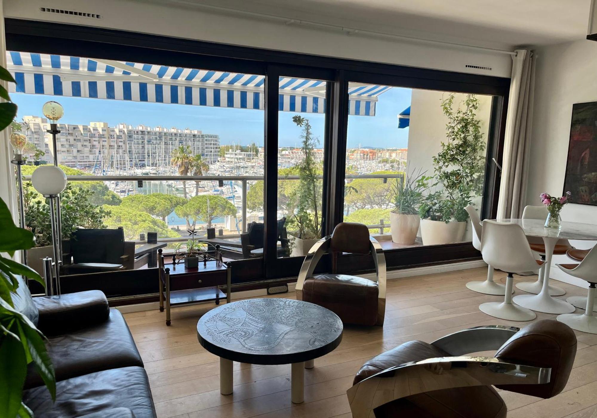 T3 Vue Port 200M De La Plage 2 Chambres Avec Garage Carnon-Plage Exterior foto