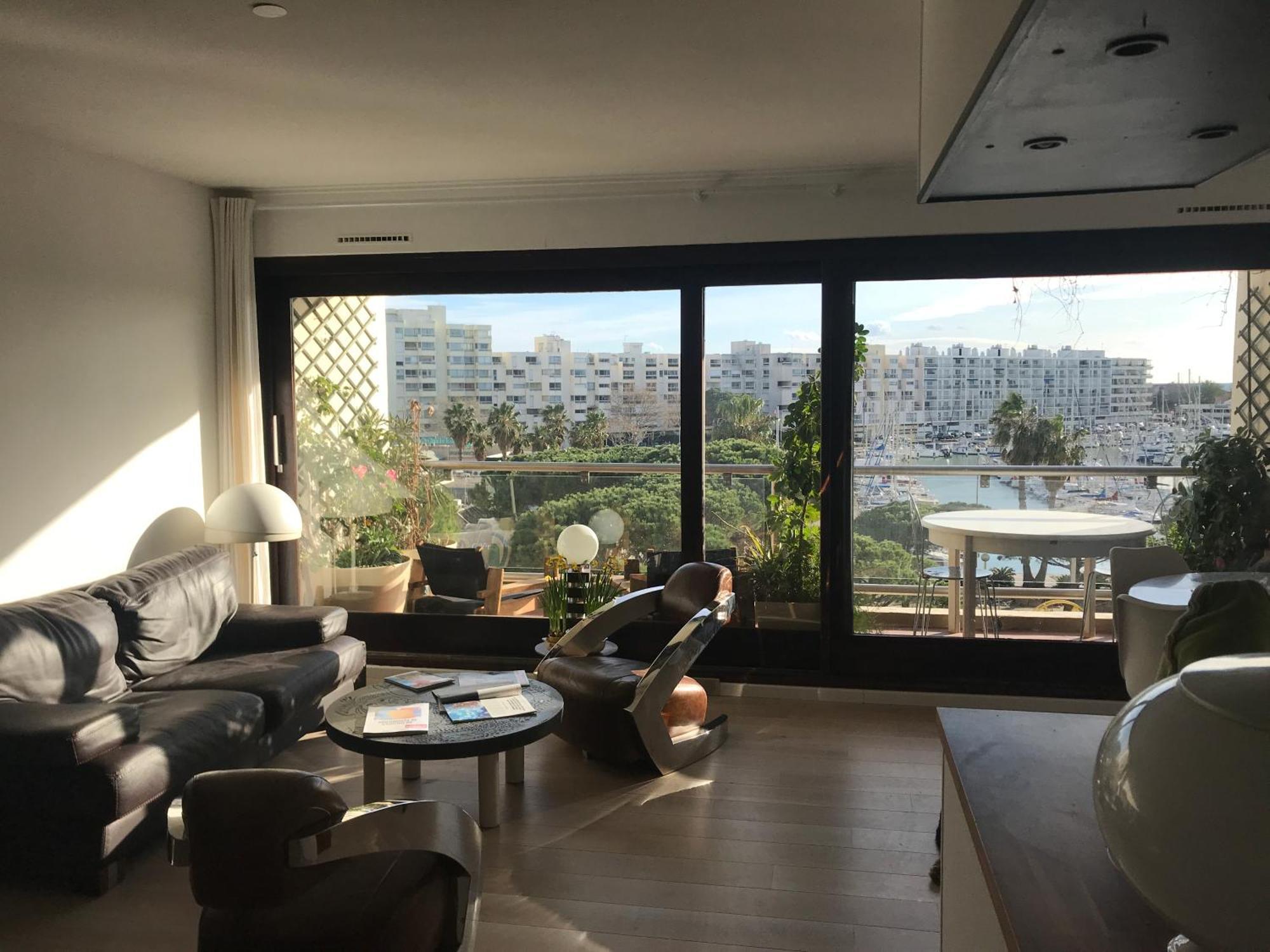 T3 Vue Port 200M De La Plage 2 Chambres Avec Garage Carnon-Plage Exterior foto