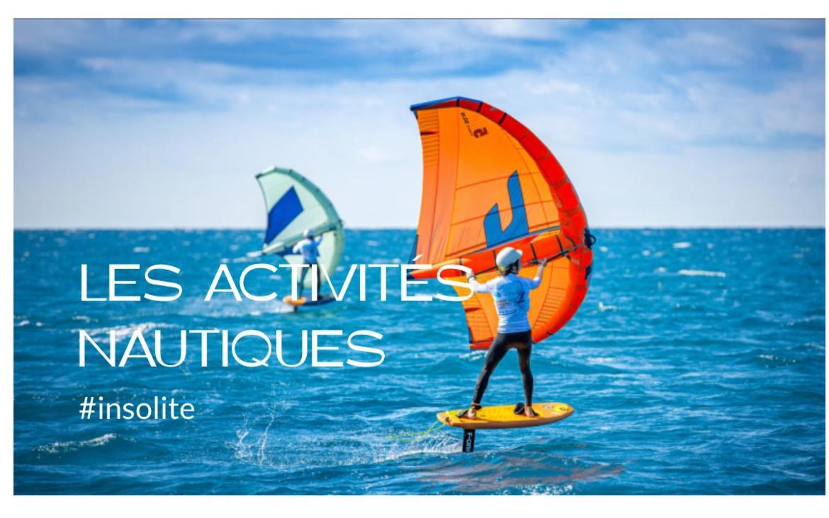 T3 Vue Port 200M De La Plage 2 Chambres Avec Garage Carnon-Plage Exterior foto